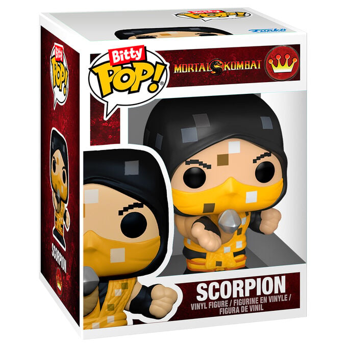 Funko Bitty Pop! Arcade Scorpion | Mortal Kombat | Figura Coleccionista Mini