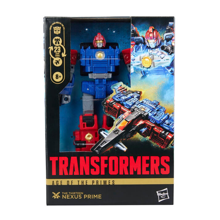 Figura Hasbro Transformers Age of the Primes Nexus Prime | The Thirteen | Coleccionista