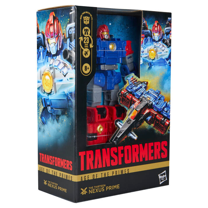 Figura Hasbro Transformers Age of the Primes Nexus Prime | The Thirteen | Coleccionista