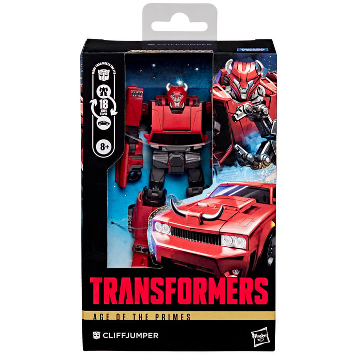 Figura Hasbro Transformers Age of the Primes Cliffjumper | Figura Transformable 18 Pasos