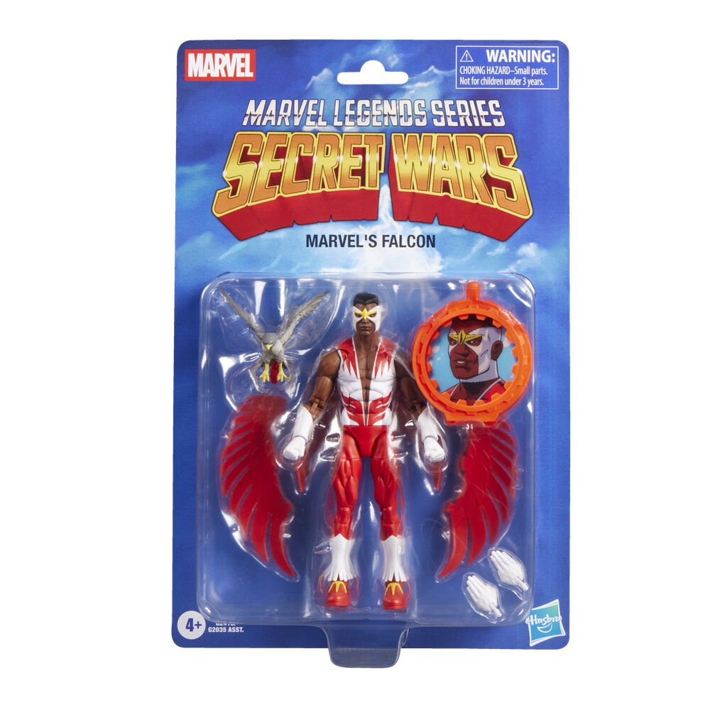 Figura Hasbro Marvel Legends Secret Wars Falcon | 15cm Alas Desmontables Coleccionista
