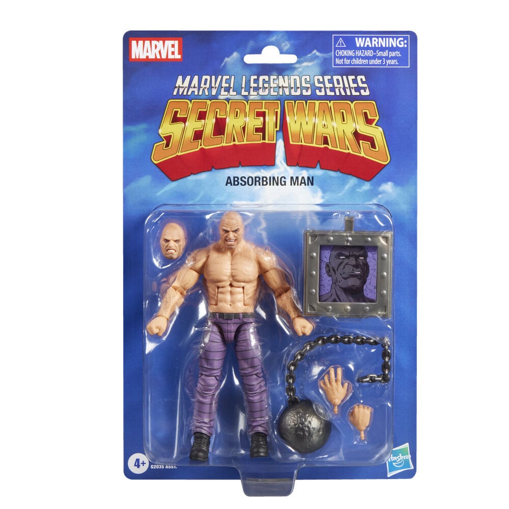 Figura Hasbro Marvel Legends Secret Wars Absorbing Man | 15cm Bola Demolición Coleccionista