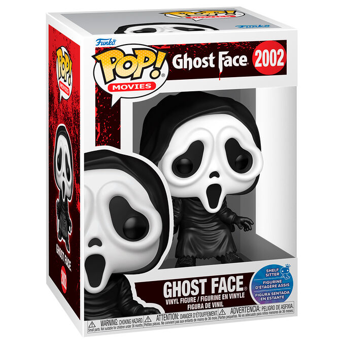 Funko Pop! Ghost Face #2002 | Scream | Figura Vinilo Terror Coleccionista