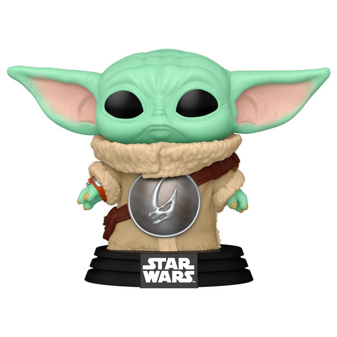 Funko Pop! Grogu con Rana #819 | Star Wars The Mandalorian | Figura Vinilo