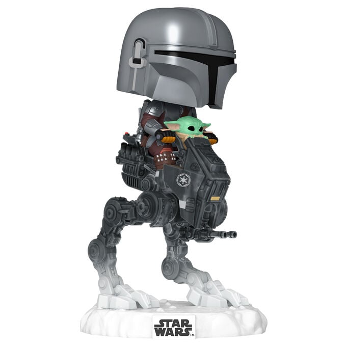 Funko Pop! Rides Deluxe The Mandalorian #837 | Star Wars | Figura Vinilo Coleccionista