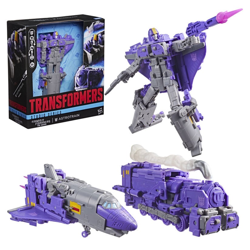 Figura Hasbro Transformers Studio Series Astrotrain | Triple Conversión | 17cm Coleccionista