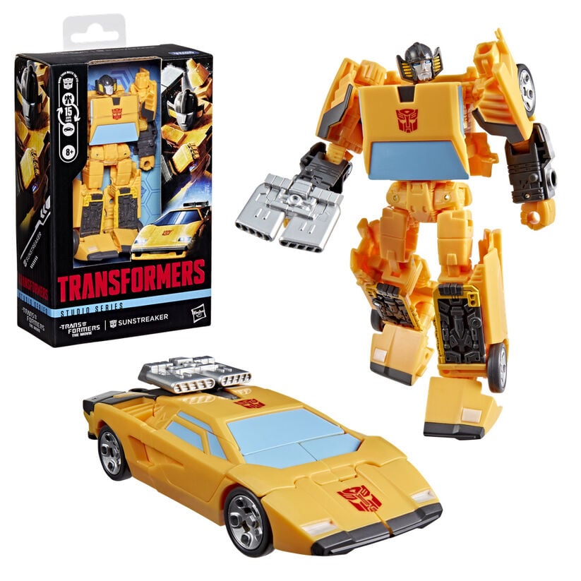 Figura Hasbro Transformers Studio Series Sunstreaker | Robot a Coche | 11cm Coleccionista