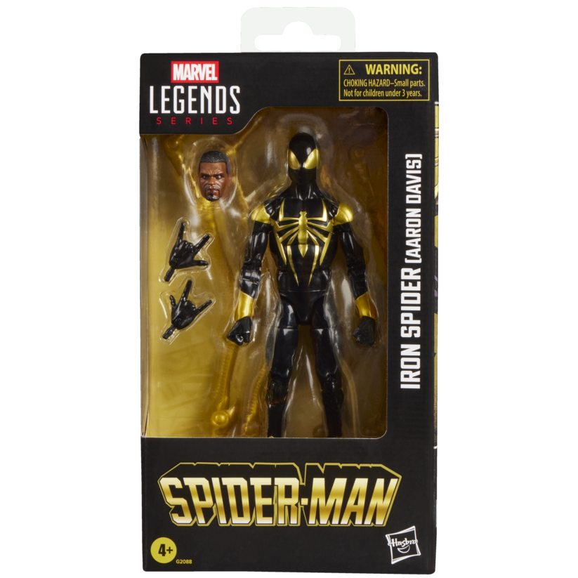 Figura Hasbro Marvel Legends Spider-Man Iron Spider Aaron Davis | 15cm Patas Mecánicas