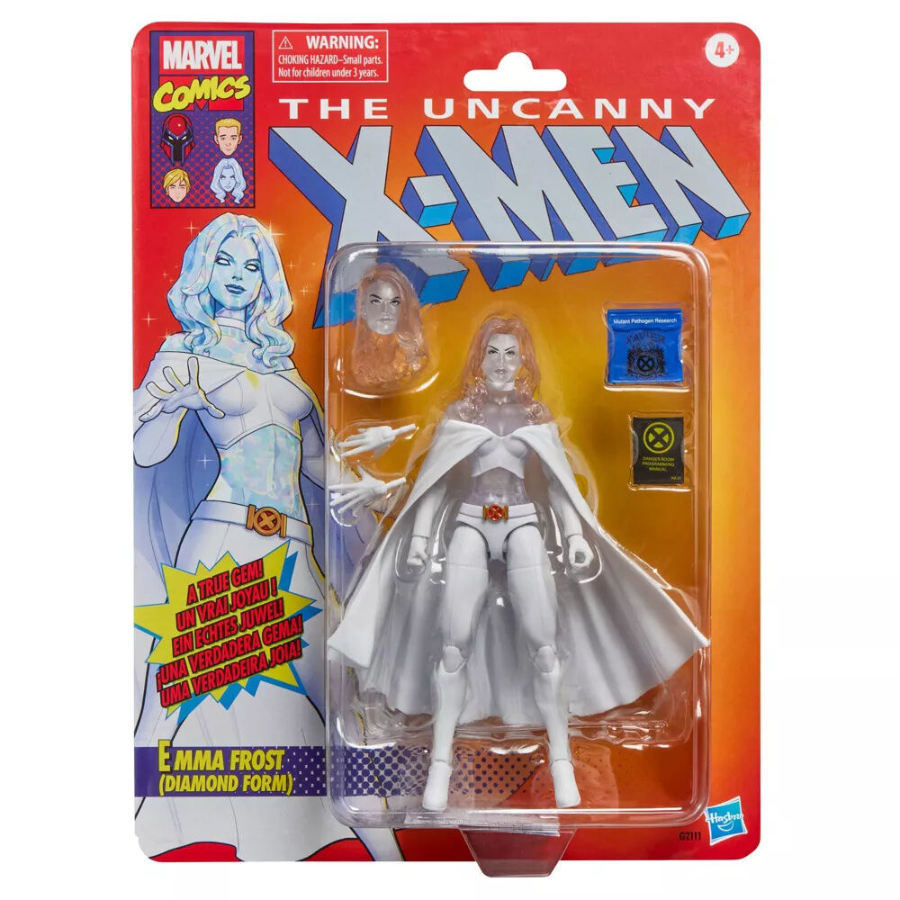 Figura Hasbro Marvel Legends X-Men Emma Frost Diamond Form | 15cm Astonishing X-Men