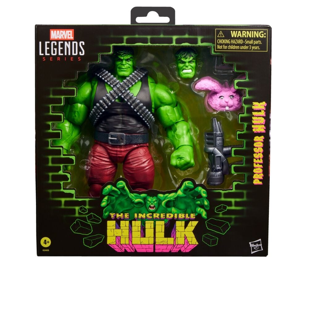 Figura Hasbro Marvel Legends Professor Hulk | The Incredible Hulk | 15cm 7 Accesorios