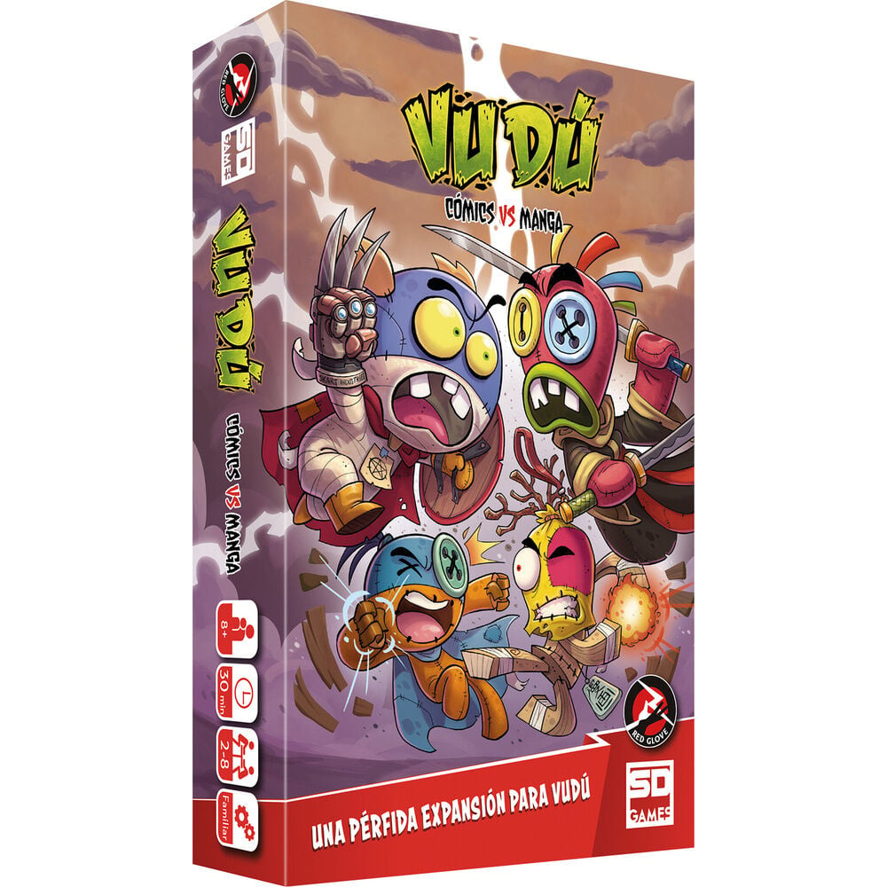 Vudú Comics vs Manga | Expansión | Juego de Mesa de Maldiciones | SD Games