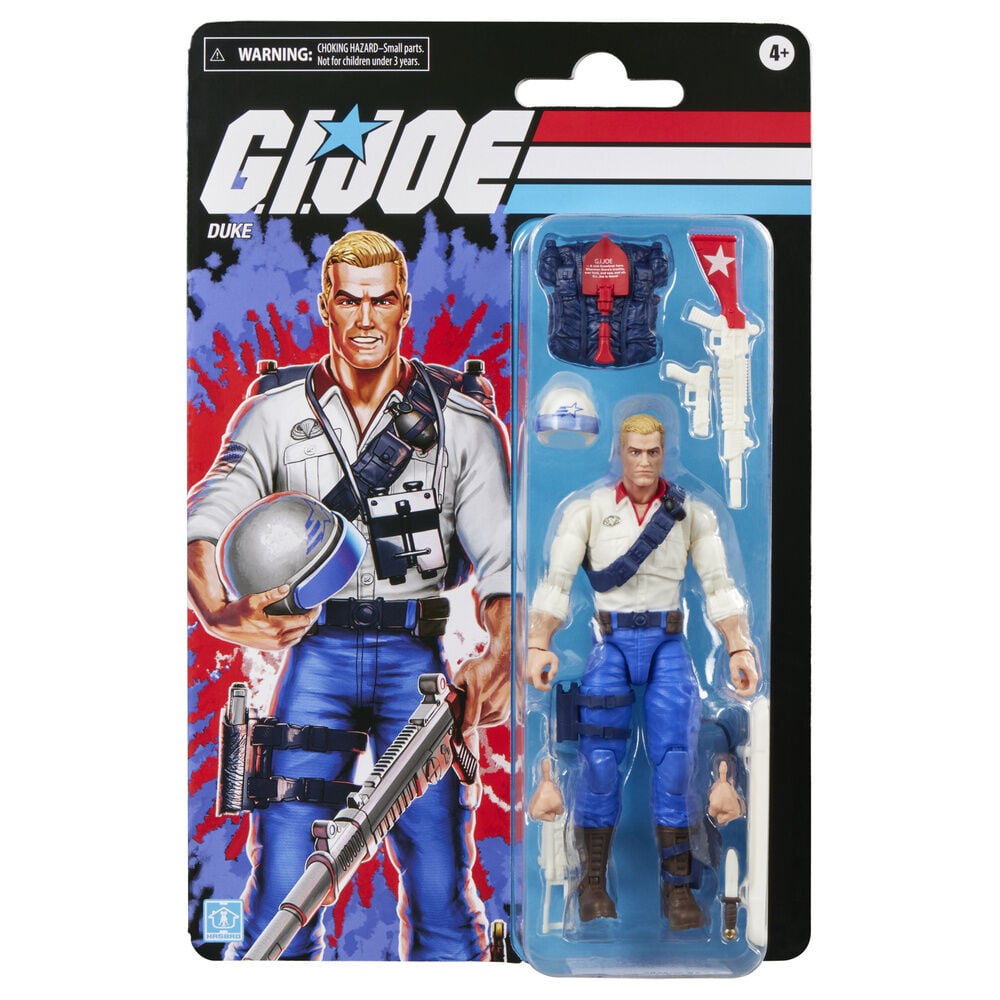 Figura Hasbro G.I. Joe Duke | Figura Articulada con Accesorios Militares | Coleccionista