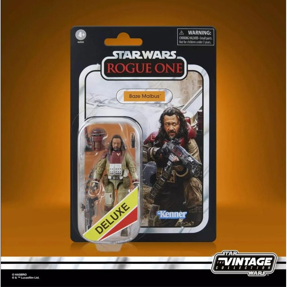 Figura Hasbro Star Wars Vintage Collection Baze Malbus Deluxe | Rogue One | Coleccionista