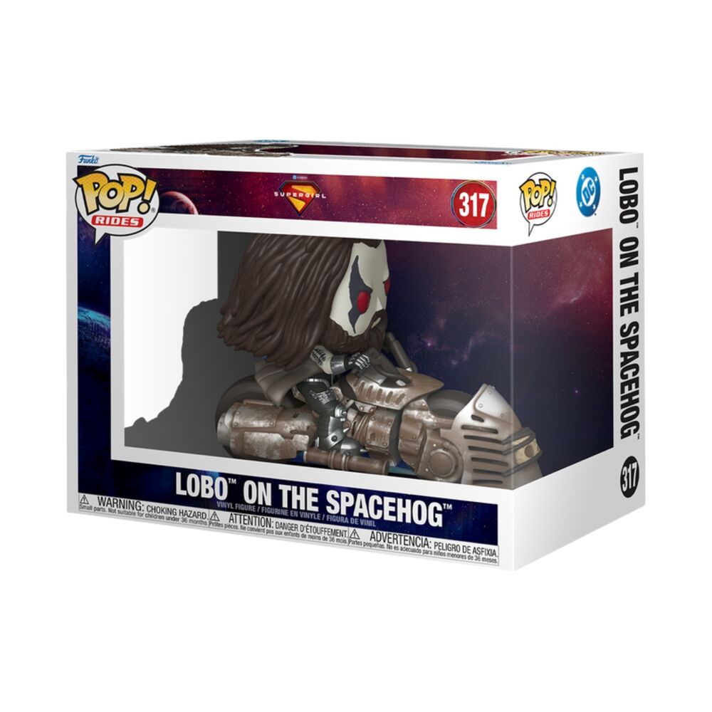 Funko Pop! Rides Lobo en Moto | DC Supergirl | Figura Vinilo Coleccionista