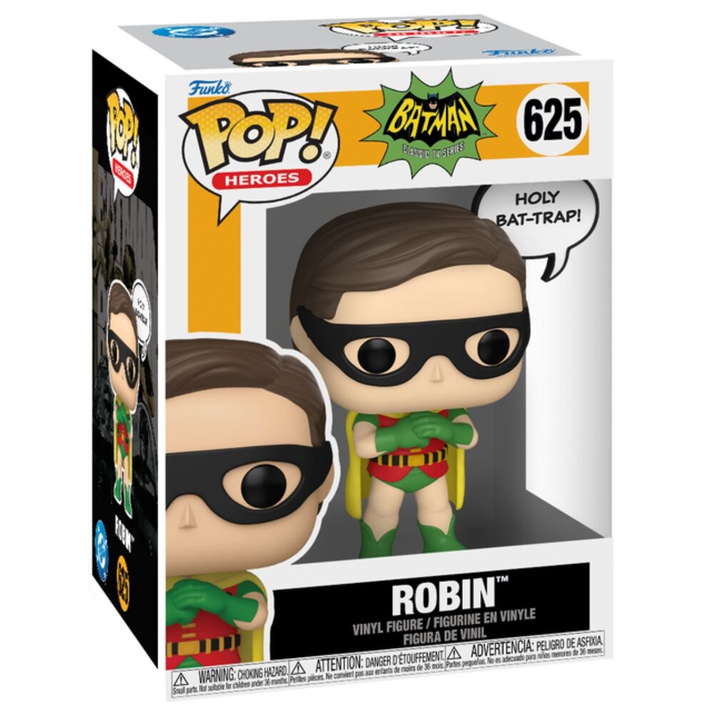 Funko Pop! Sayings Robin | Batman 66 | Figura Vinilo Coleccionista