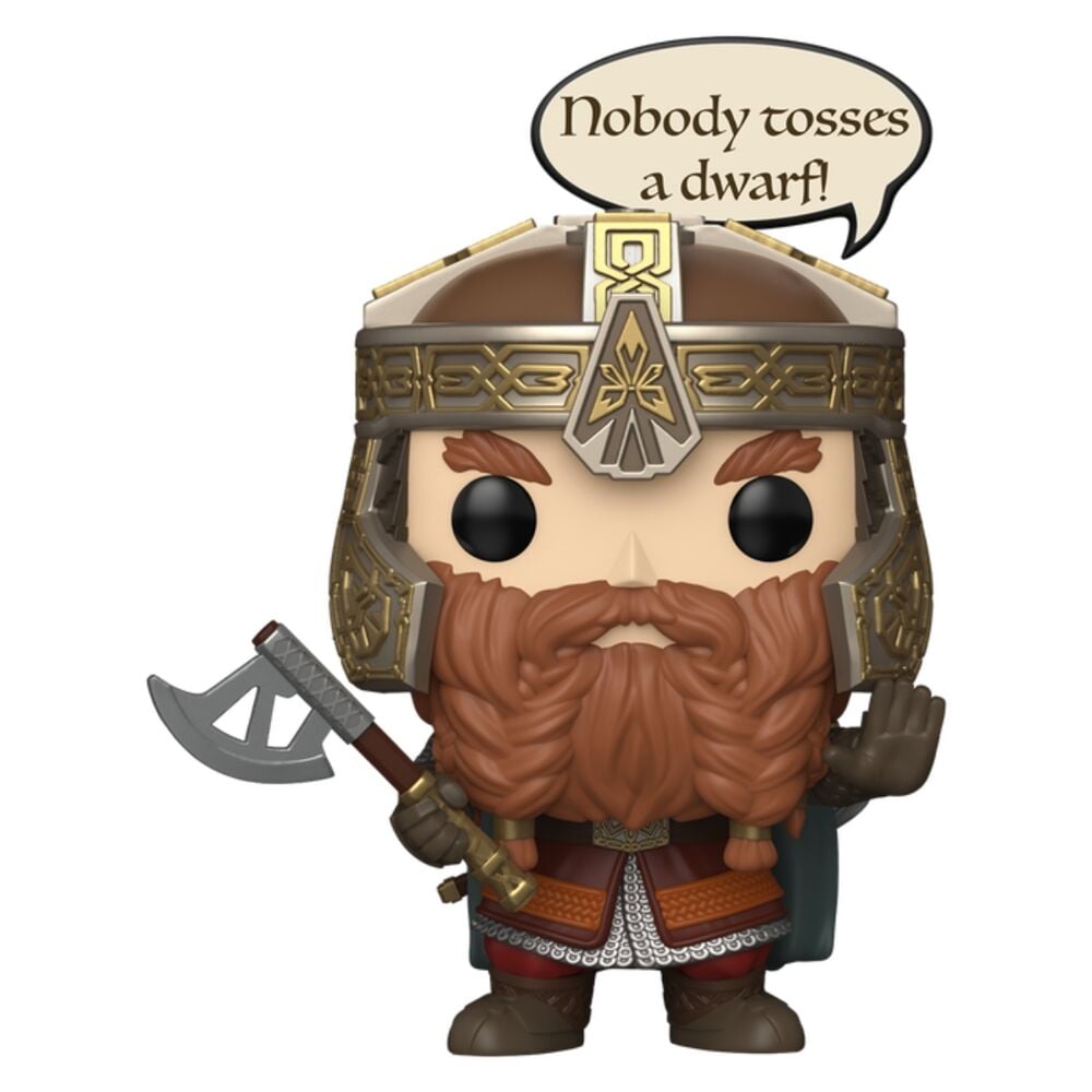 Funko Pop! Sayings Gimli | El Señor de los Anillos | Figura Vinilo Coleccionista