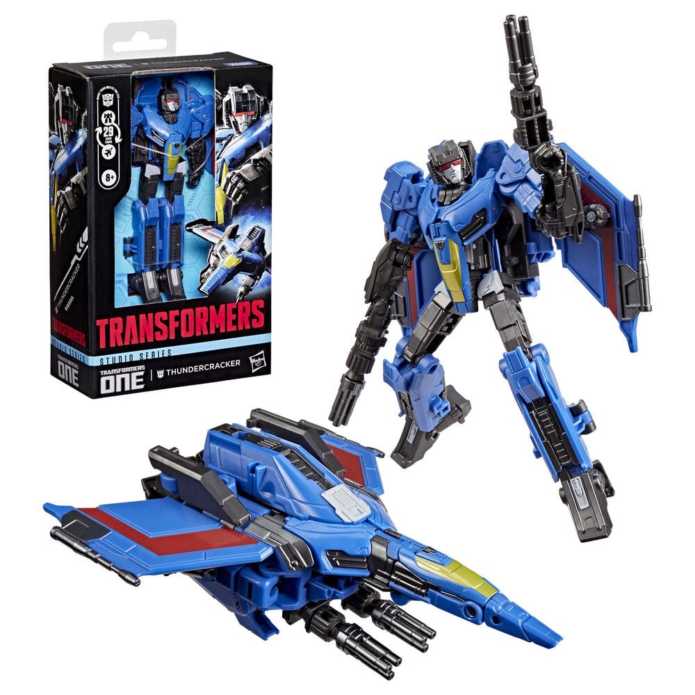 Figura Hasbro Transformers Studio Series Thundercracker | Robot a Jet | Deluxe Class Coleccionista