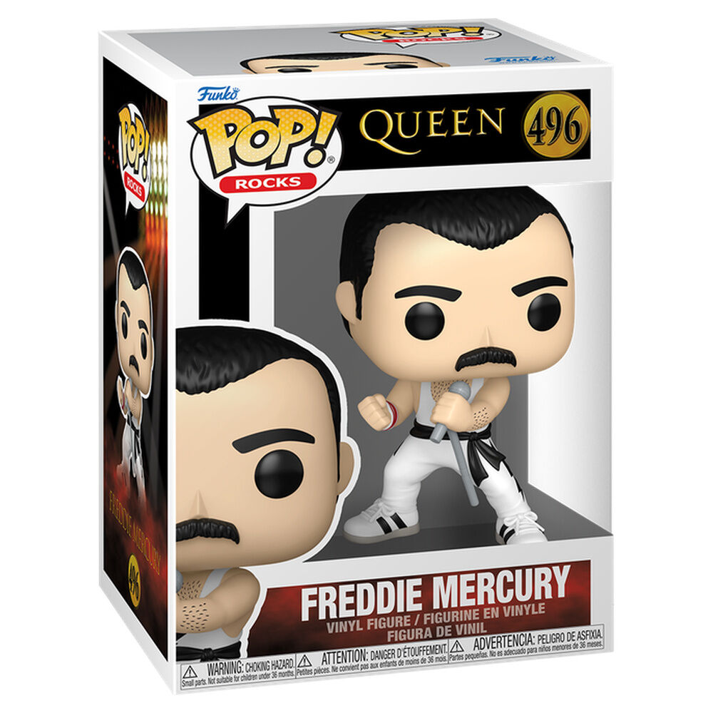 Funko Pop! Freddie Mercury | Queen | Figura Vinilo Coleccionista POP! Rocks