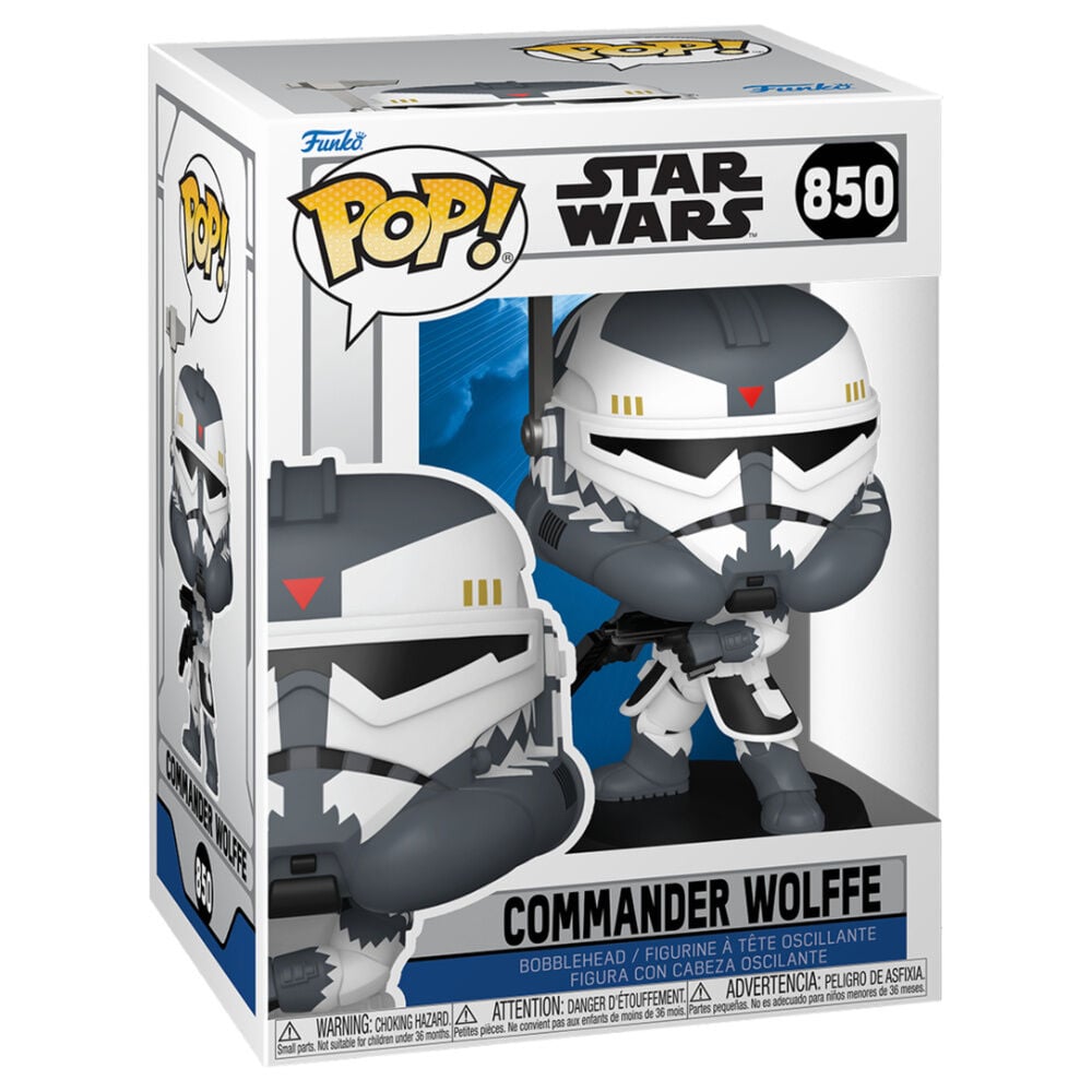 Funko Pop! Commander Wolffe | Star Wars The Clone Wars | Figura Vinilo Coleccionista