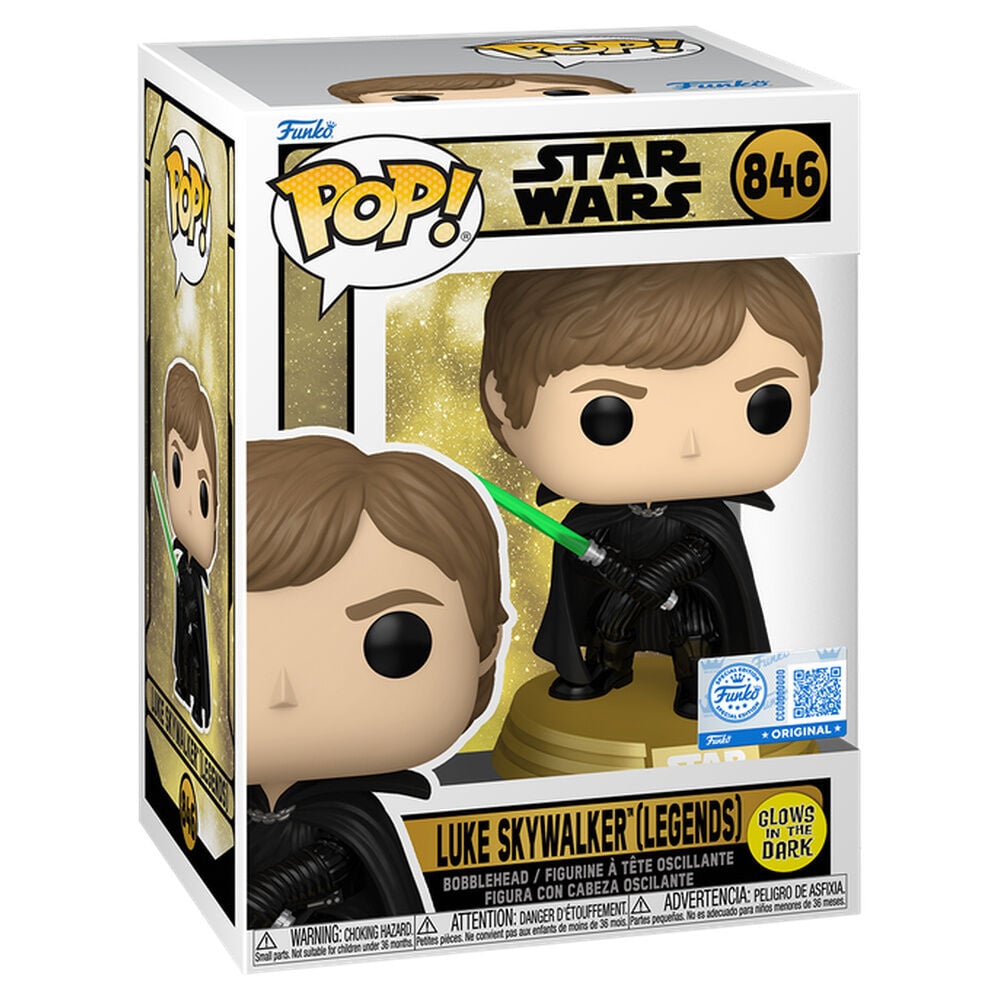 Funko Pop! Luke Skywalker SW Legends | Star Wars | Figura Vinilo Coleccionista