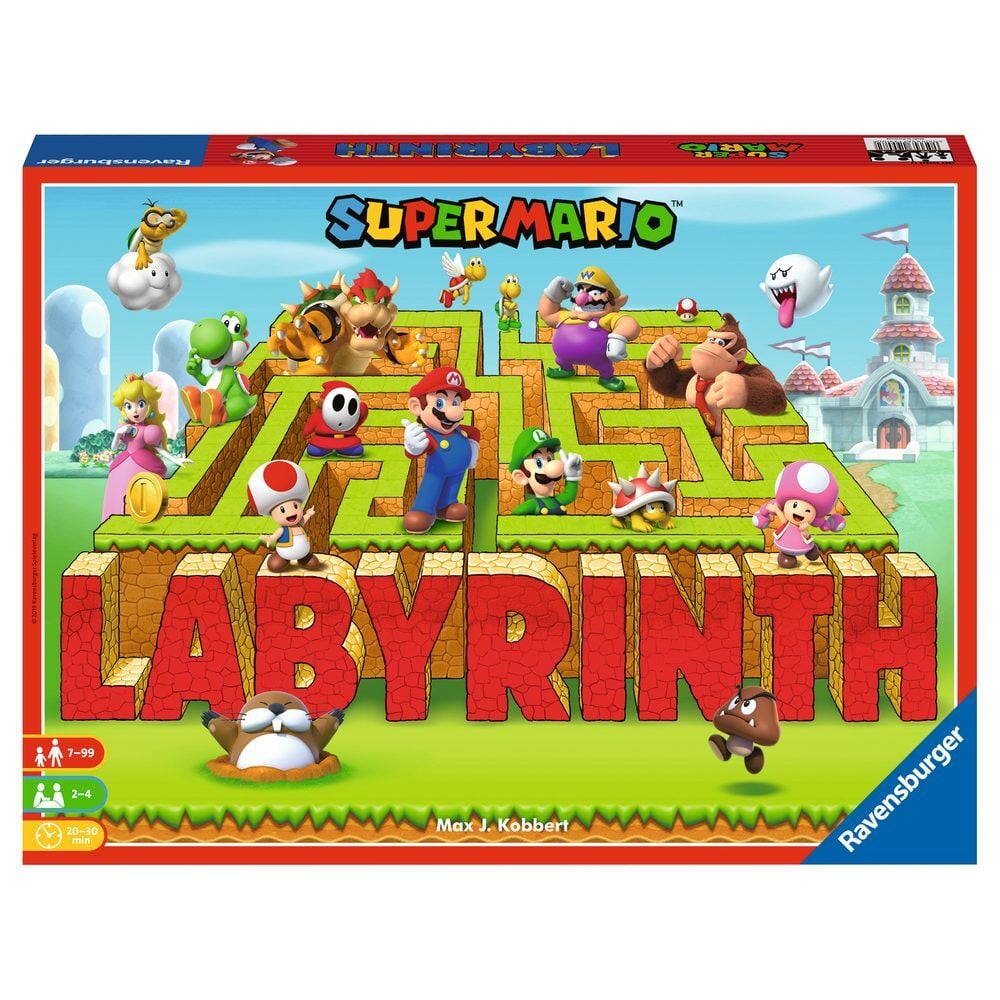 Juego mesa ravensburger labyrinth super mario