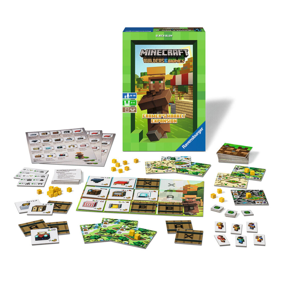 Juego mesa ravensburger minecraft farmer's market