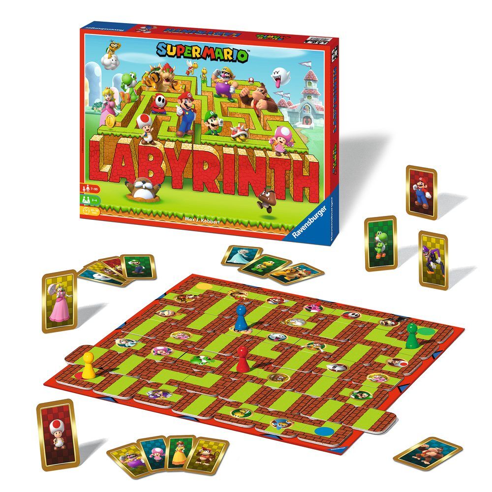 Juego mesa ravensburger labyrinth super mario