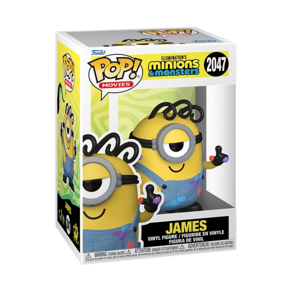 Funko Pop! James | Minions & Monsters Minions 3 | Figura Vinilo Coleccionista