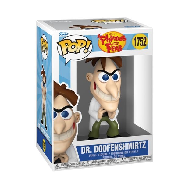 Funko Pop! Dr. Doofenshmirtz | Disney Phineas & Ferb | Figura Vinilo Coleccionista