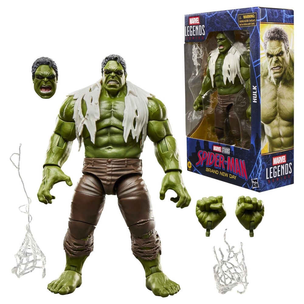 Figura Hasbro Marvel Legends Spider-Man Hulk | 15cm Articulada Coleccionista