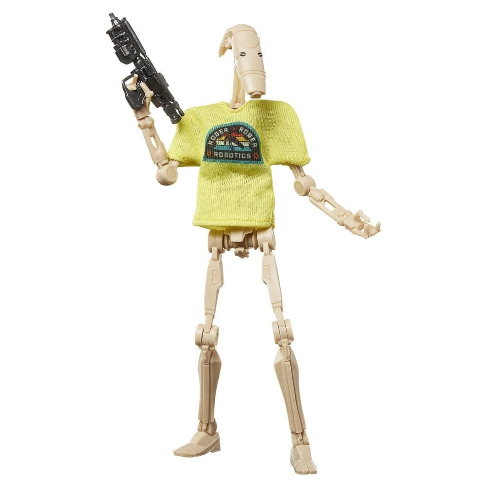 Figura Hasbro Star Wars Black Series B1 Battle Droid | May The 4th Be With You | Camiseta Incluida