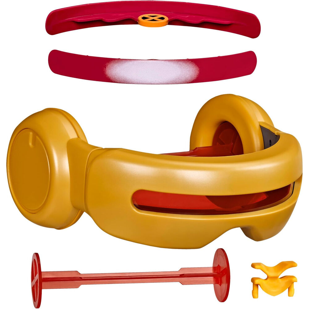 Cyclops Ruby Quartz Visor | Réplica 1:1 Marvel Legends X-Men '97 | Efectos LED | Cosplay y Colección | Hasbro