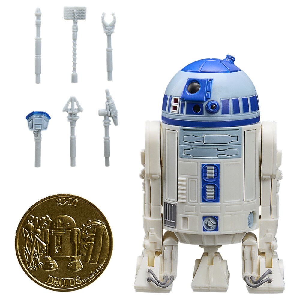 Figura Hasbro Star Wars Droids R2-D2 | The Adventures of R2-D2 and C-3PO | Vintage Blister