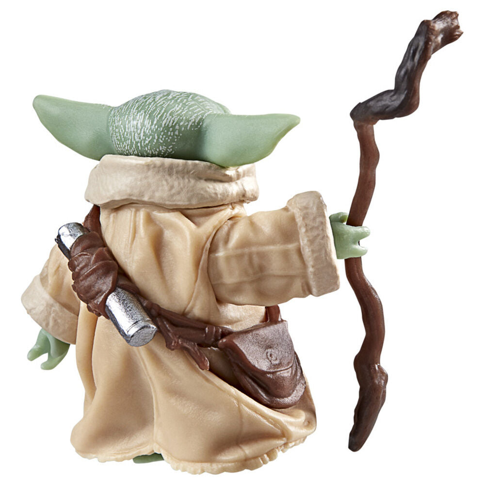Figura Hasbro Star Wars Black Series Grogu | The Mandalorian | Con Bastón y Accesorios