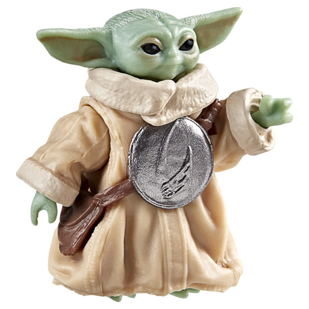 Figura Hasbro Star Wars Black Series Grogu | The Mandalorian | Con Bastón y Accesorios