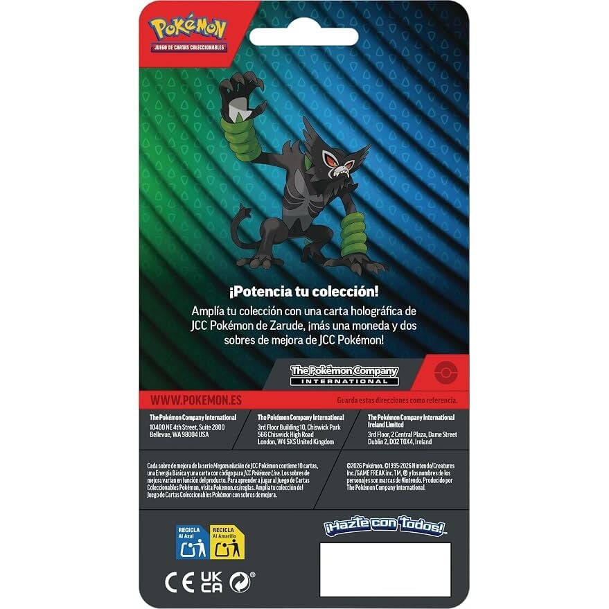 Pokemon tcg blister 2 sobres mejora