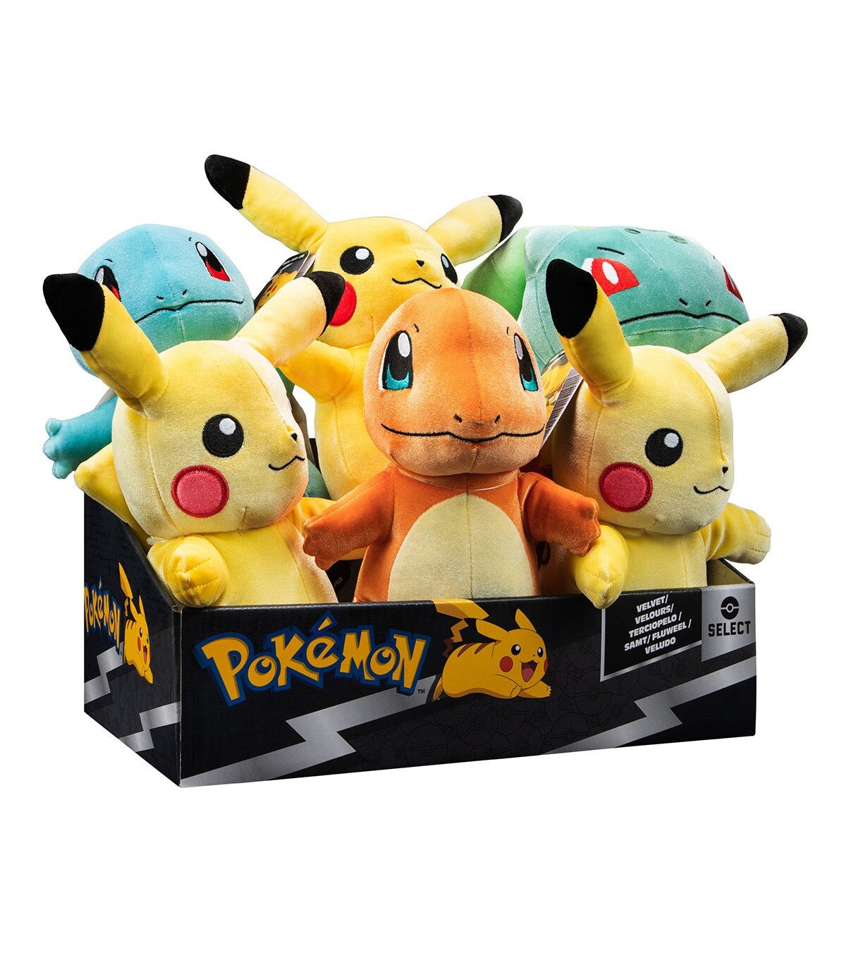 Pokémon | Peluche de Terciopelo 21 cm | Surtido Aleatorio | Jazwares