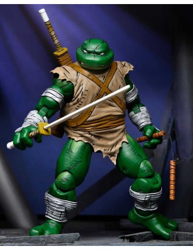 Figura NECA | Michelangelo The Wanderer | TMNT Mirage Comics Scale Action | 18 cm | Coleccionista
