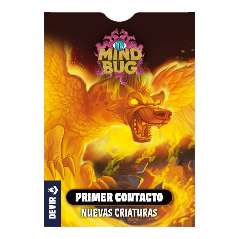 Mindbug: Primer Contacto | Expansión | Requiere Mindbug: Primera Edición | 2 Jugadores | +8 Años | Devir