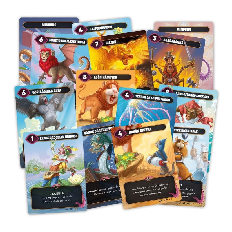 Mindbug: Primer Contacto | Expansión | Requiere Mindbug: Primera Edición | 2 Jugadores | +8 Años | Devir