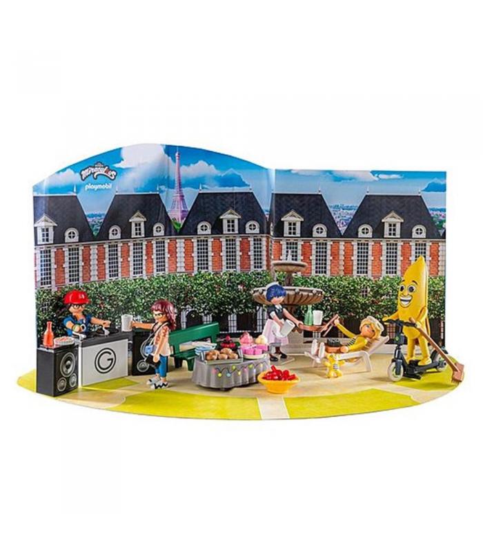 Playmobil Miraculous | Calendario de Adviento Picnic en París | 24 Sorpresas | +4 Años | Playmobil