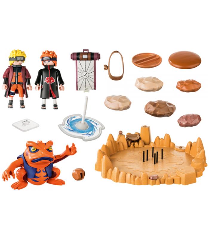 Playmobil Naruto Shippuden | Naruto vs. Pain (70667) | 48 Piezas | +5 Años