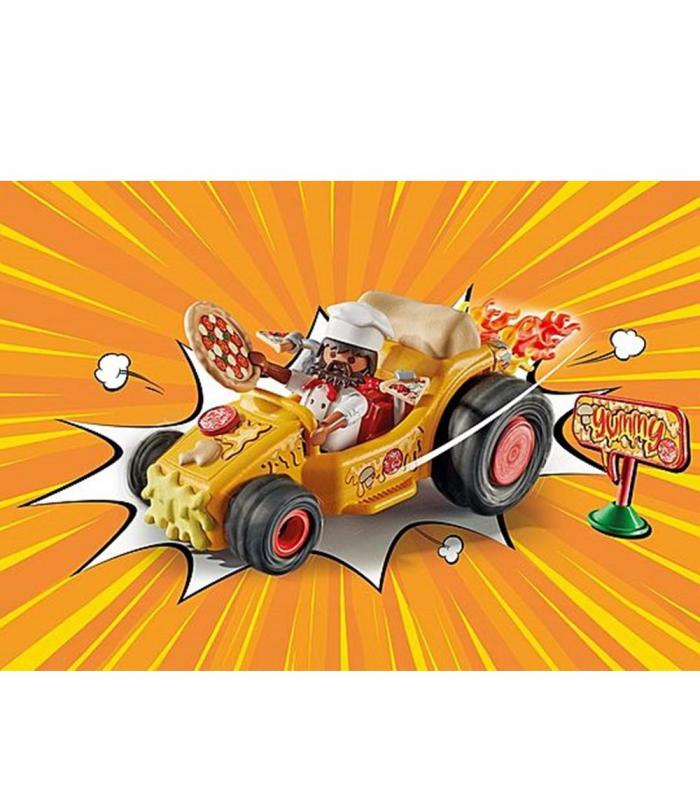 Playmobil Racing | Kart Pizza | Vehículo de Reparto | Playmobil