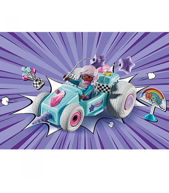 Playmobil Racing | Kart Unicornio | Vehículo de Carreras | Playmobil