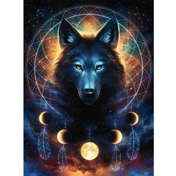 Puzzle Lobo Glow in the Dark | 500 Piezas | Ravensburger