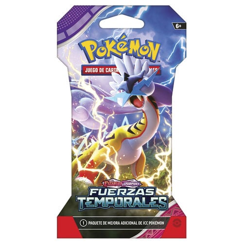 Pokémon TCG | 24 Blisters con Sobre Fuerzas Temporales | Escarlata y Púrpura | Español
