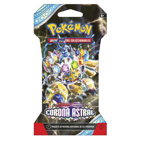 Pokémon TCG | 24 Blisters con Sobre Corona Astral | Escarlata y Púrpura | Español
