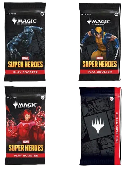 Magic: The Gathering | Marvel Super Heroes | Play Booster Display | 30 Sobres | Español