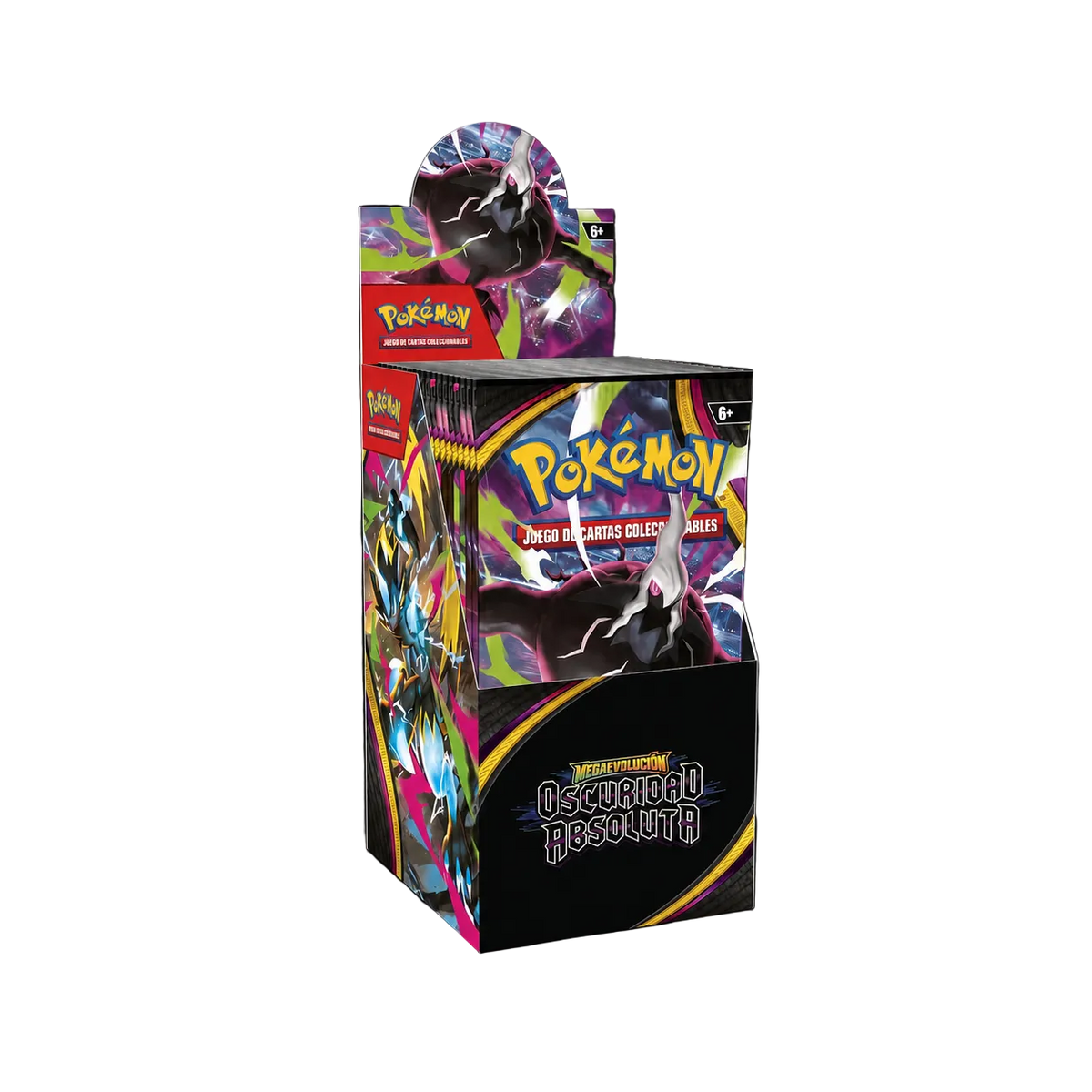 Pokémon TCG | Oscuridad Absoluta | Half Booster Box | Expositor de 18 Sobres | Español