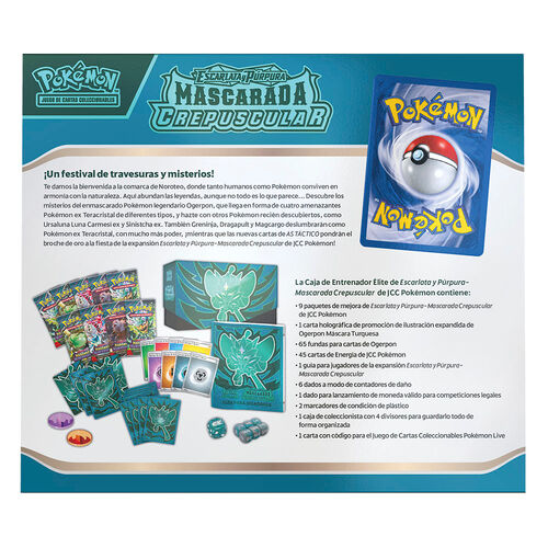 Pokémon TCG | ETB Mascarada Crepuscular | Elite Trainer Box | Español